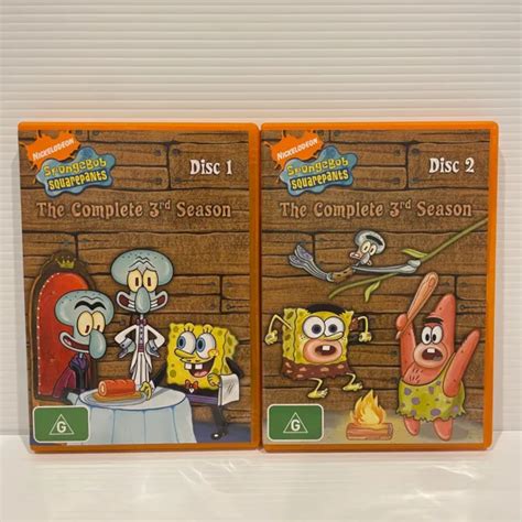 Spongebob Squarepants Season 3 Dvd 2006 Missing Disc 3 Pal Region 4