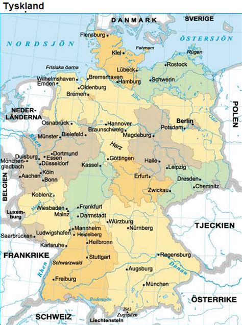 Of 德意志, guó means country) danish: Kart Tyskland Kart