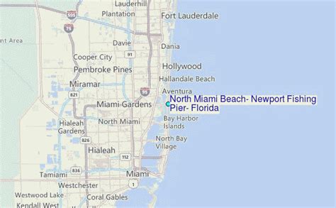 North Miami Beach Newport Fishing Pier Florida Tide Station Location Guide