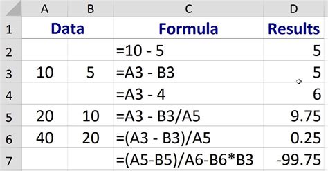 How To Subtract Numbers In Excel