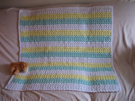 Striped Crochet Afghan FaveCrafts Com