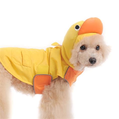 Designer Dog Clothes Ducky Dog Raincoat Dog Raincoats