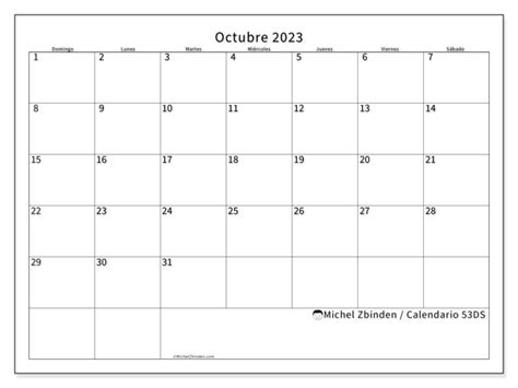 Calendario Octubre De Para Imprimir Ld Michel Zbinden Pe Hot