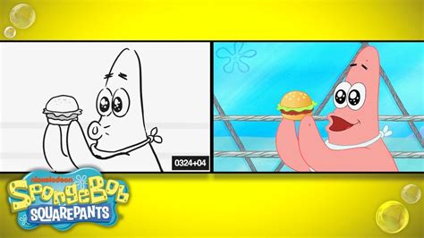 Spongebob Squarepants Whats Eating Patrick From Sketch To Screen
