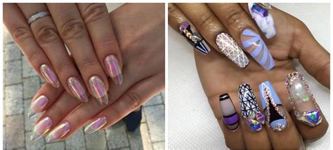 Our favorite nail designs, tips and inspiration for women of every age! Long nails 2018: stylish ideas and trends of nail art for ...