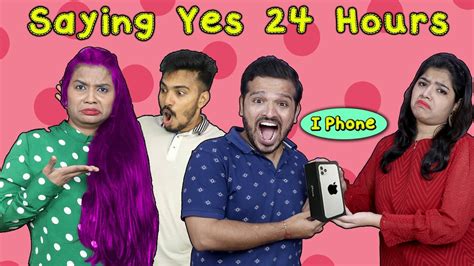Saying Yes To Boys For 24 Hours Challenge Hungry Birds Youtube