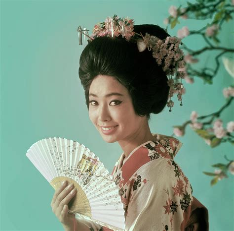 portrait of a japanese woman by tom kelley archive