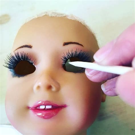 Tutorial How To Add Eyelashes To Fixed Eye Dolls Atelier Mandaline