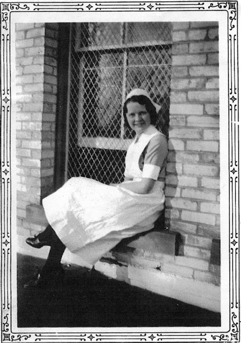 Alice Julia Thoreson May Of 1932 When She Was A Student Nurse At The
