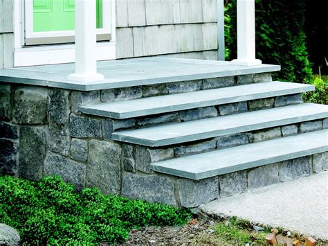 How To Clad Concrete Steps In Stone Front Porch Steps Concrete Porch