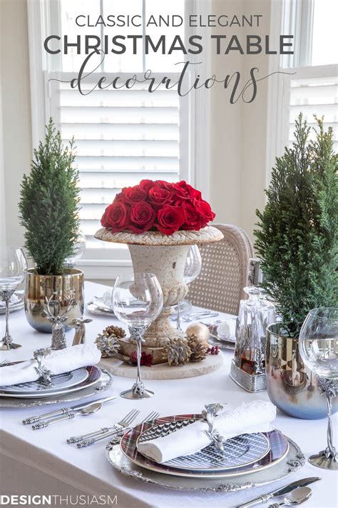 Table Decorating Table Decorations Christmas Ideas For A Memorable