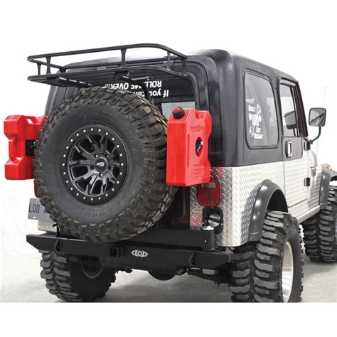 Lod Offroad Jbc7621 Destroyer Expedition Series Rear Bumper W Tire