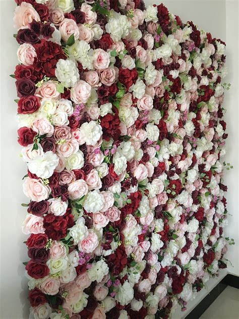 Flower Backdrop Wedding Flower Wall Backdrop Floral Backdrop Diy