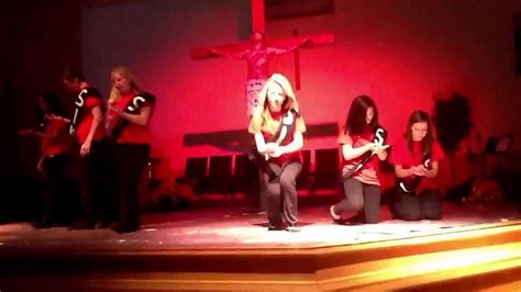 Creekside Fellowship Church Youth Drama Team Performing The Wounded One