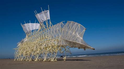 Theo Jansens Strandbeests The Engineering Wonder Of Wind Powered