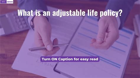 What Is An Adjustable Life Policy Youtube