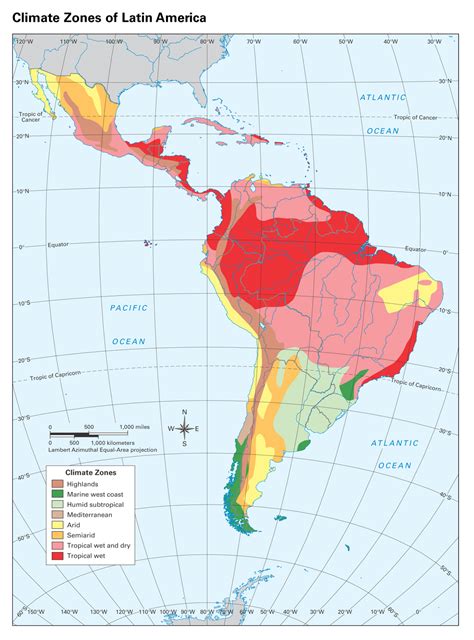 32 South America Climate Map Maps Database Source