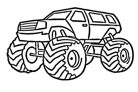 Grave Digger Monster Truck Ausmalbilder | ON7G.COM | Ausmalbilder zum