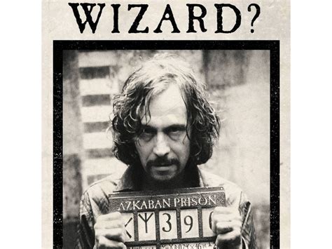 Sirius Black Wanted Poster Pottershop