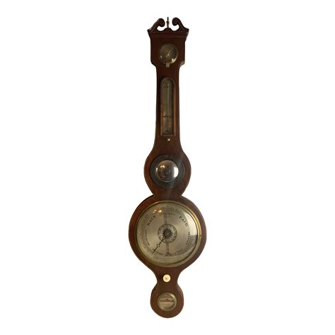 Mid 19th Century English Mahogany Barometer Chairish