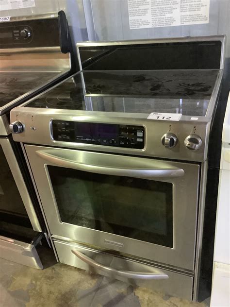 Kitchenaid Convection Oven With Electric Stove Top Able Auctions