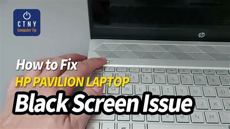 How To Fix A Black Screen On A Hp Laptop Tutorial Pics