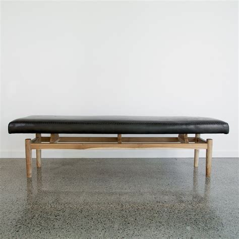 Black Leather Bench L Black Leather Benches Leather Bench Bench