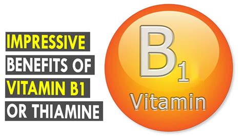 Vitamin B Thiamin Foods Supplements Deficiency Benefits Side Effects