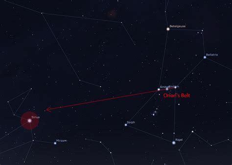 What Can You See In The Night Sky This Week Sirius University Of