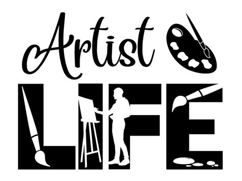 Free Artist Life Svg File The Crafty Crafter Club