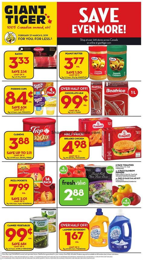 Giant Tiger Canada Flyer ON Save Even More February 27 March