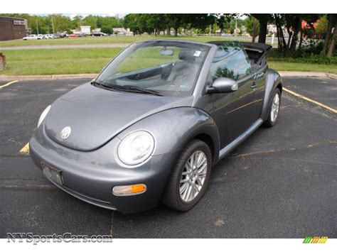 2004 Volkswagen New Beetle Gl Convertible In Platinum Grey Metallic