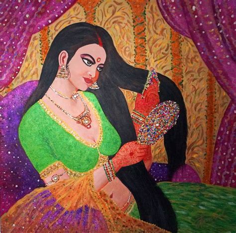 Draupadi One Of The Most Beautiful Indian Women Of All Time Painting