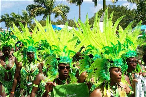 Dancing At The Crop Over Festival In Barbados Repeating Islands