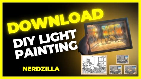 Led Light Painting With Free Pattern Download Youtube