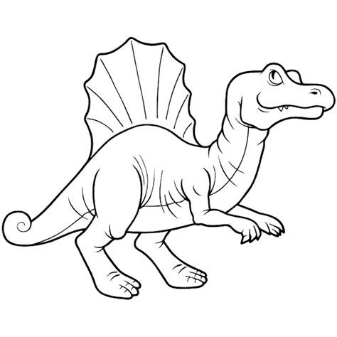 Mewarnai Gambar Dinosaurus