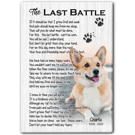 The Last Battle Dog Poem