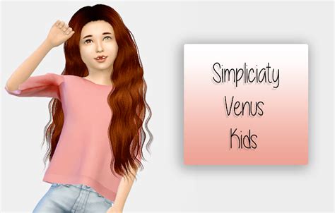 Sims 4 Ccs The Best Kids And Toddlers Hair By Fabienne