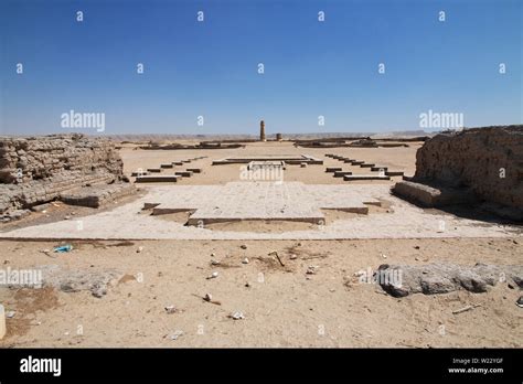 Ruins Of Palace In Amarna Egypt Stock Photo Alamy