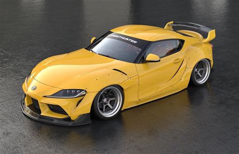 The standout set of additional aero. Streetfighter x TJ Hunt 2020 Toyota Supra body kit - The Hooptie #supra #stance #stancenation # ...