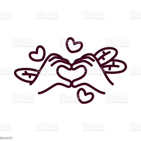 Isolated Hands Forming Heart Stock Illustration Download Image Now