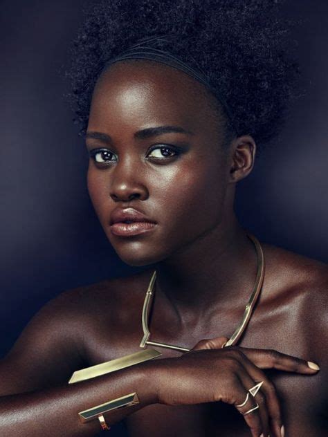 Lupita Nyongo Beautiful Black Women Dark Skin Beauty Tips Celebrity