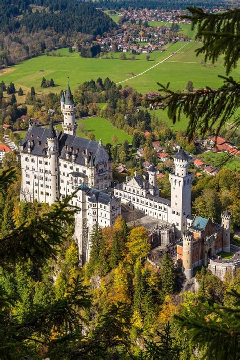 Neuschwanstein Castle In Germany Stock Photo Image Of Summer View