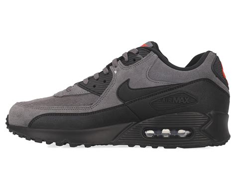 Nike Mens Air Max 90 Essential Sneakers Dark Greyblack Nz