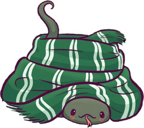 Slytherin Snake Scar Green Sticker By Harrypotterfreak
