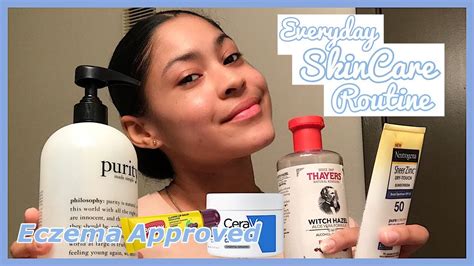 My Everyday Skincare Routine Eczema Approved Youtube