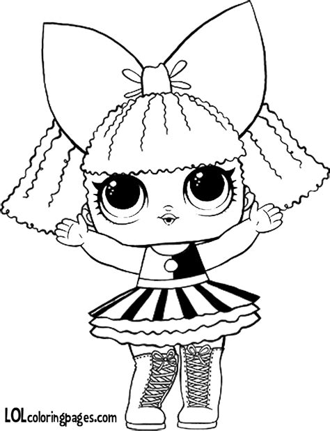 Lol Doll Coloring Pages At Free Printable Colorings