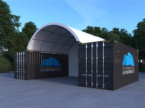 20 X 20ft Container Dome Incl Back Wall Quality Domes Direct