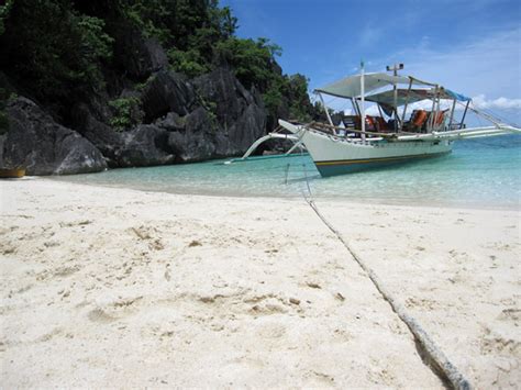 Private Beach On Coron Island Palawan Philippines