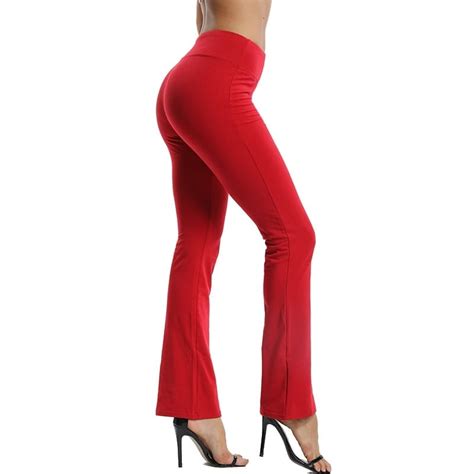 Womens Loose Fit Boot Cut Yoga Pants • The Glam Yogi™